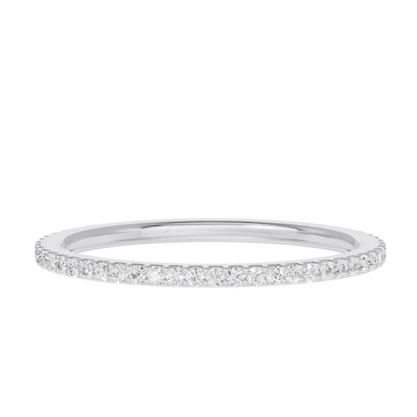 Shared Prong Lab Eternity  (.25ct. tw.)Wedding Band Platinum (Setting Price)
