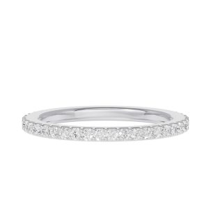 Shared Prong Lab Eternity  (.50ct. tw.)Wedding Band Platinum (Setting Price)