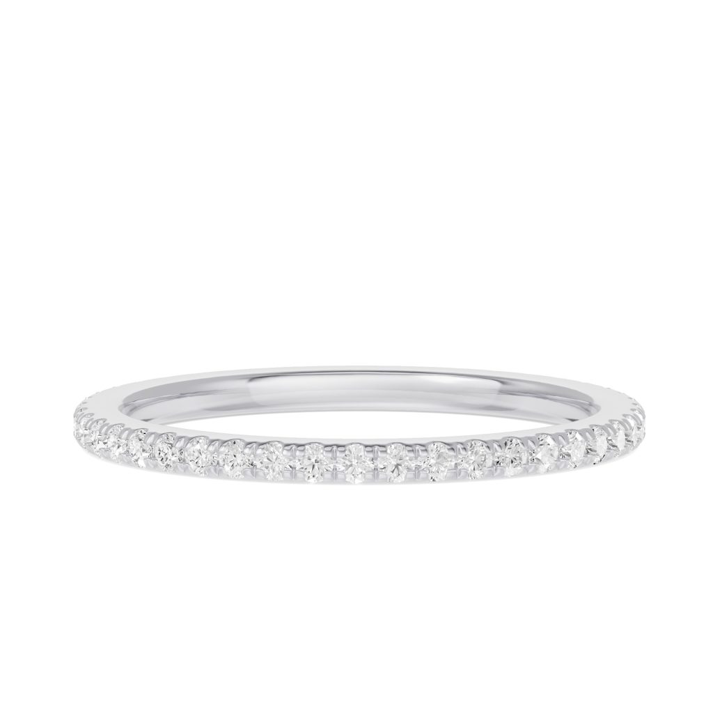 Classic Lab Eternity  (.33ct. tw.)Wedding Band Platinum (Setting Price)