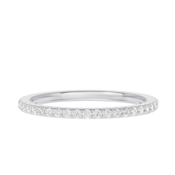 Classic Lab Eternity  (.33ct. tw.)Wedding Band Platinum (Setting Price)