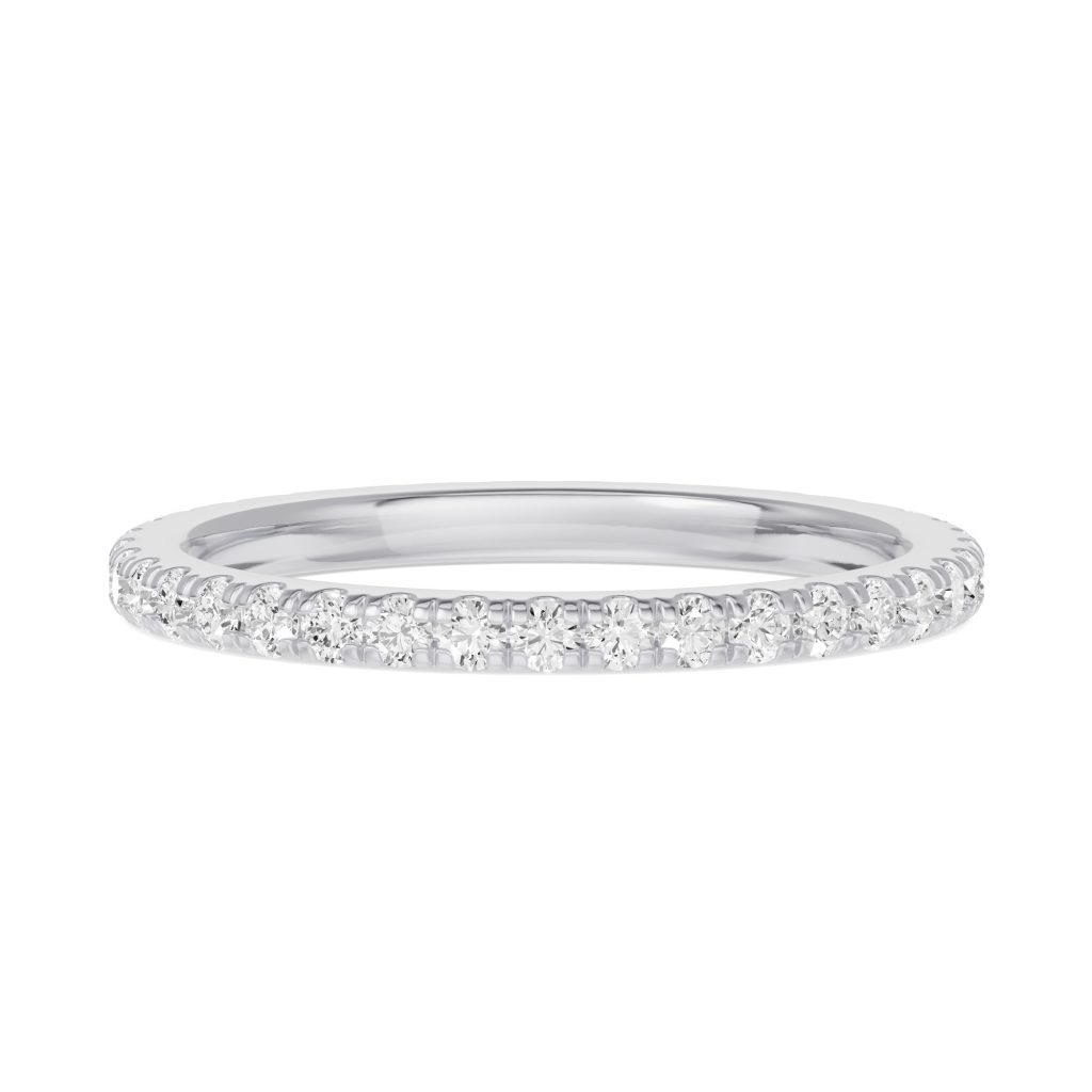 Classic Lab Eternity  (.50ct. tw.)Wedding Band Platinum (Setting Price)