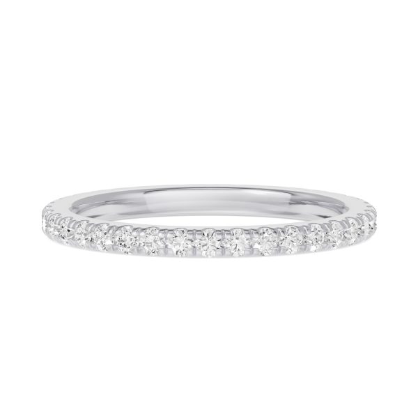 Classic Lab Eternity  (.50ct. tw.)Wedding Band Platinum (Setting Price)