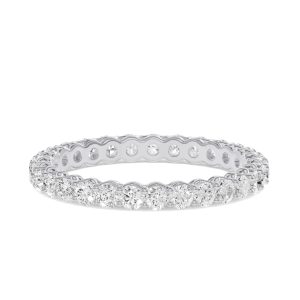 Unity Prong Lab Eternity  (1.00ct. tw.)Wedding Band Platinum (Setting Price)