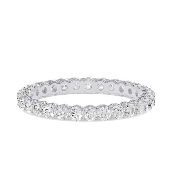Unity Prong Lab Eternity  (1.00ct. tw.)Wedding Band Platinum (Setting Price)