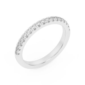 Taryn Pav? Wedding Band Platinum (Setting Price)