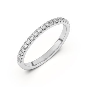 Clarissa Pav? Wedding Band Platinum (Setting Price)