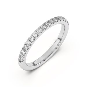 Estelle Pav? Wedding Band Platinum (Setting Price)