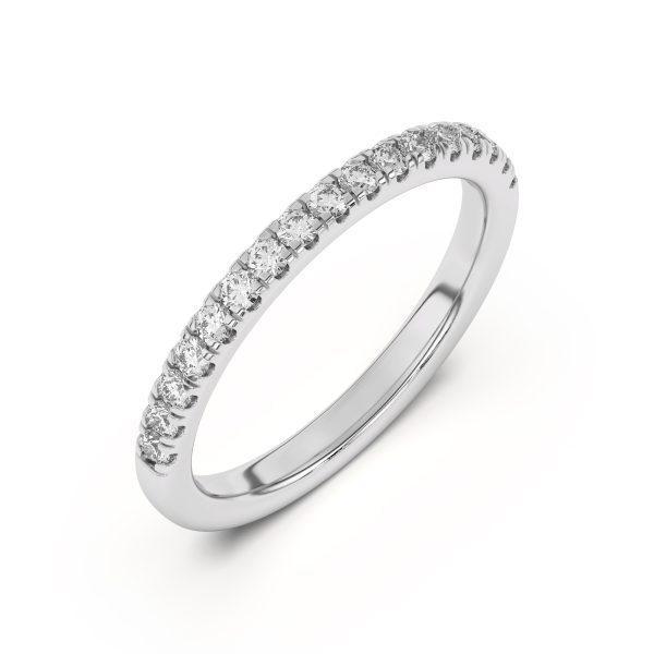 Estelle Pav? Wedding Band Platinum (Setting Price)