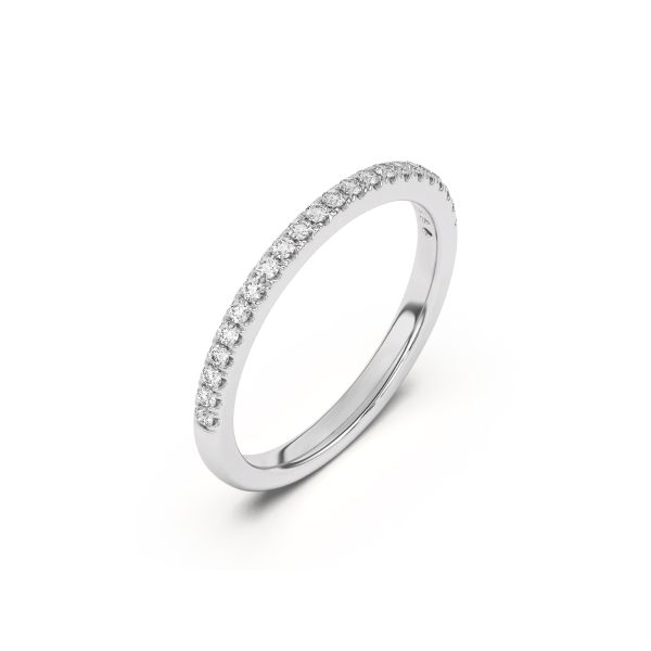 Portia Pav? Wedding Band Platinum (Setting Price)
