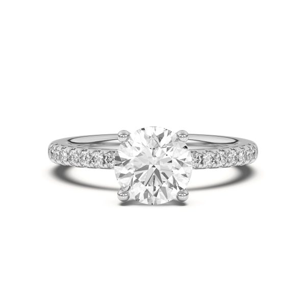 Britta Pav? Hidden Circlet And Band Engagement Ring - Platinum (Setting Price)