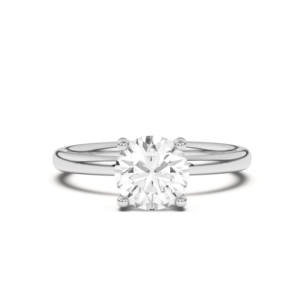 Briana Hidden Pav? Circlet Engagement Ring - Platinum (Setting Price)