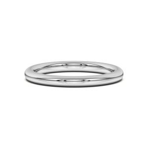 Heather Classic  (2mm)Wedding Band Platinum (Setting Price)