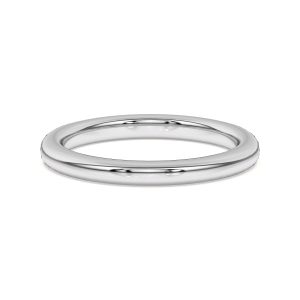 Timeless Comfort-Fit  (2mm)Wedding Band Platinum (Setting Price)