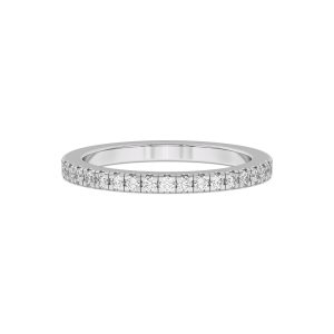 Tria Pav? Wedding Band Platinum (Setting Price)