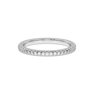 Universal Pav? Wedding Band Platinum (Setting Price)