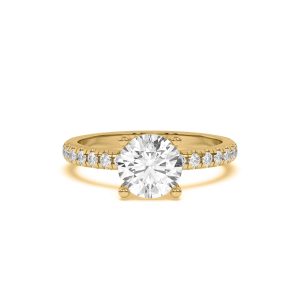 Betsy Classic Pav? Engagement Ring - 14K Yellow Gold (Setting Price)