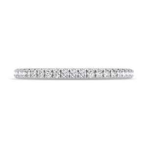 Tradition Pav? Lab Wedding Band Platinum (Setting Price)
