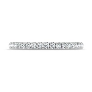 Tradition Pav? Lab  (1/4 ct. tw.)Wedding Band Platinum (Setting Price)
