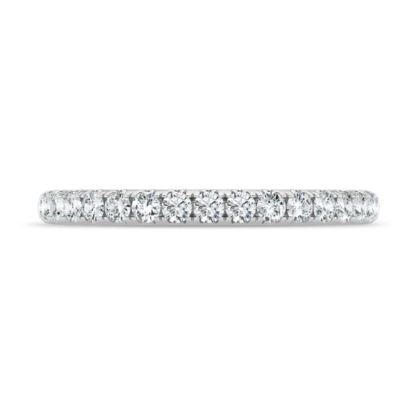 Tradition Pav? Lab  (1/3 ct. tw.)Wedding Band Platinum (Setting Price)