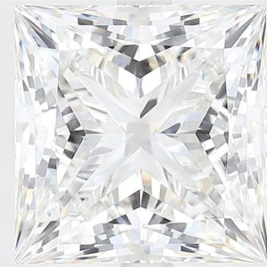 5.81 Carat Princess Cut Lab Diamond
