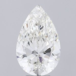 6.54 Carat Pear Cut Lab Diamond