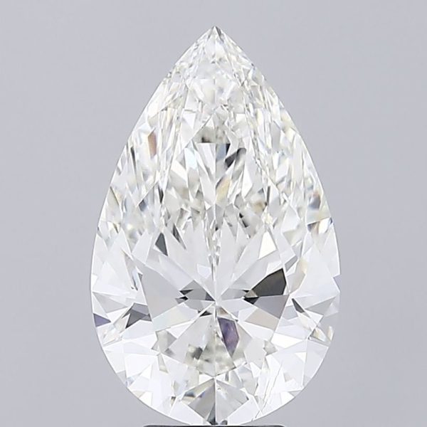 6.54 Carat Pear Cut Lab Diamond