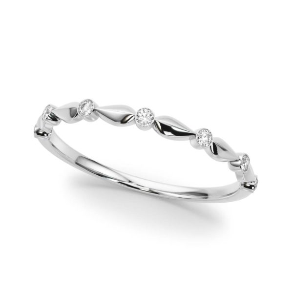 Cora Wedding Band Platinum (Setting Price)
