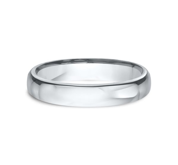 Euro Comfort-Fit Plain  (3.5mm)Wedding Band Platinum (Setting Price)