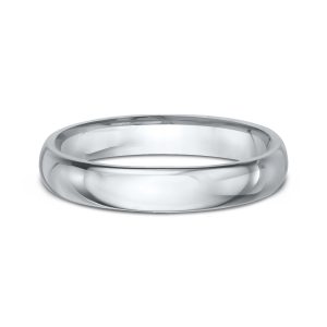 Classic Comfort-Fit  (4mm)Wedding Band Platinum (Setting Price)