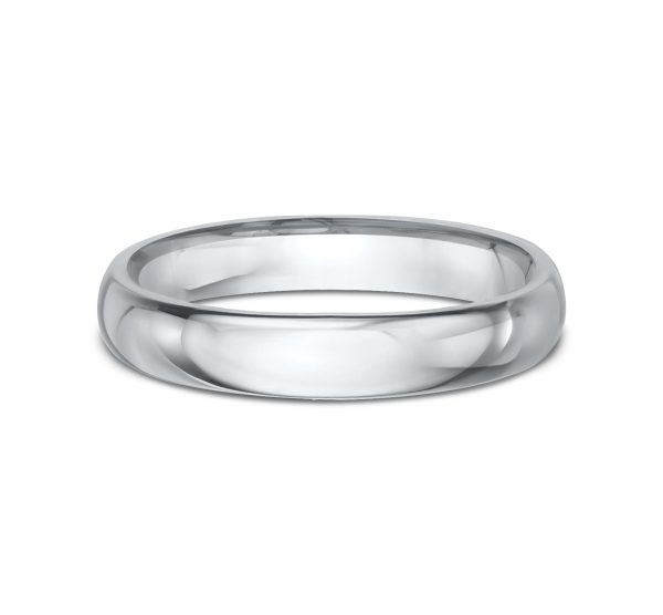 Classic Comfort-Fit  (4mm)Wedding Band Platinum (Setting Price)