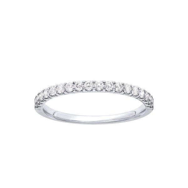 U-Prong Diamond  (.25 ct. tw.)Wedding Band Platinum (Setting Price)