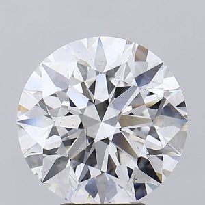 5.52 Carat Round Cut Lab Diamond