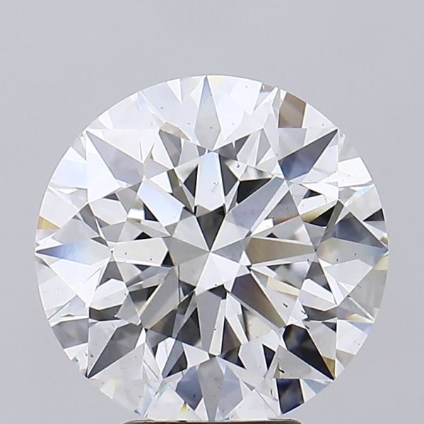 5.52 Carat Round Cut Lab Diamond