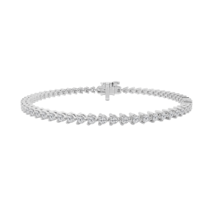 14K White Gold  Bracelet
