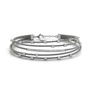 14K White Gold  Bracelet