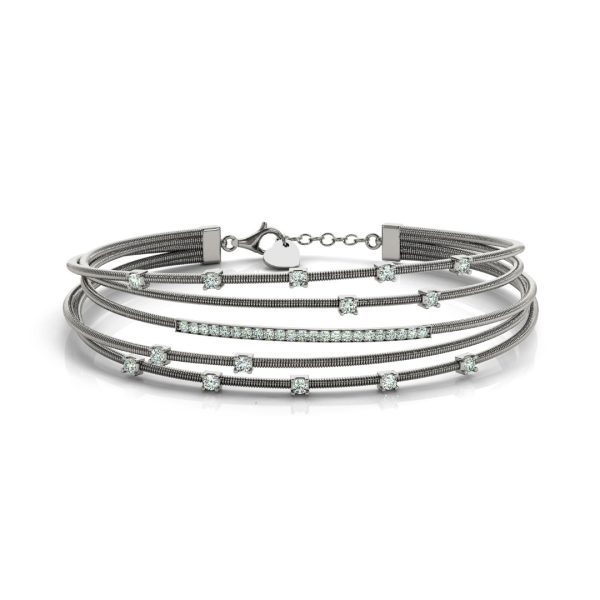14K White Gold  Bracelet