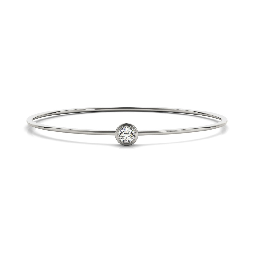 14K White Gold  Bracelet