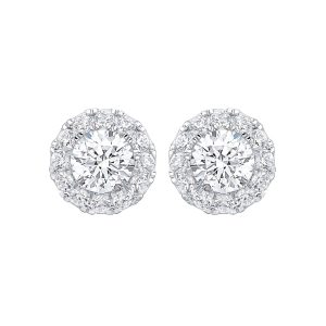 14K White Gold  Earrings