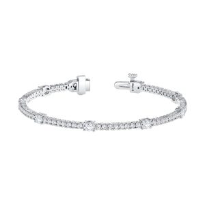 14K White Gold  Bracelet