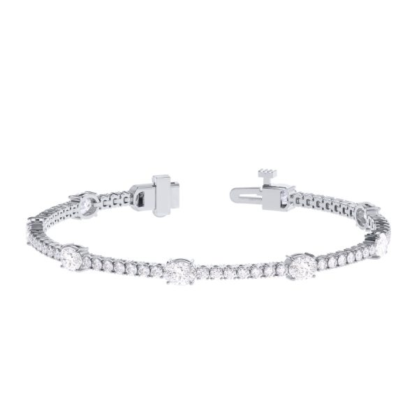 14K White Gold  Bracelet