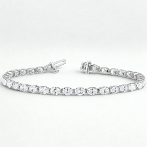 14K White Gold  Bracelet