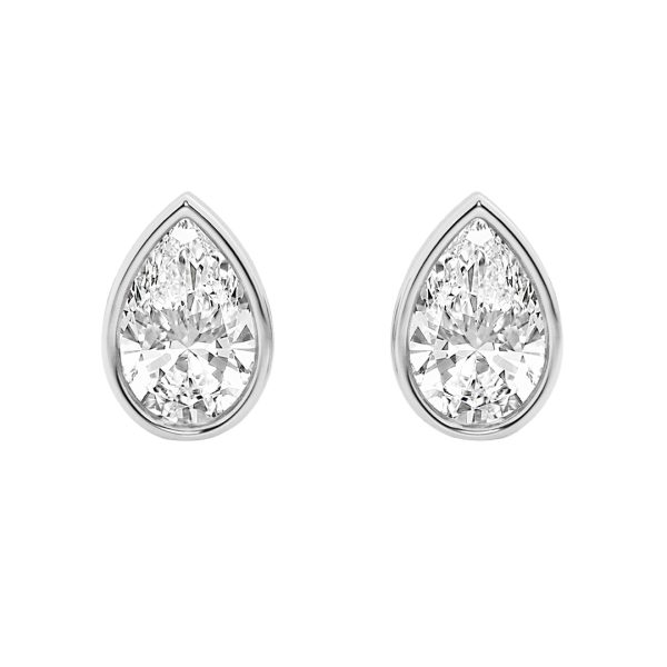 14K White Gold  Earrings