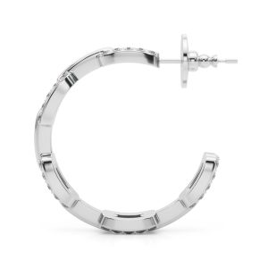 14K White Gold  Earrings