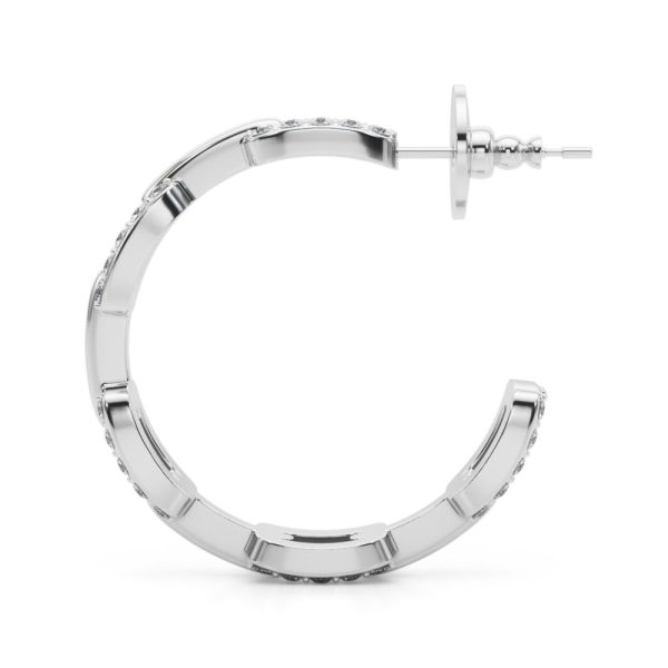 14K White Gold  Earrings
