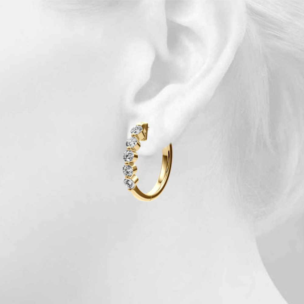 14K Yellow Gold  Earrings