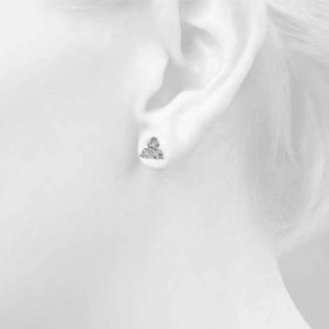 14K White Gold  Earrings