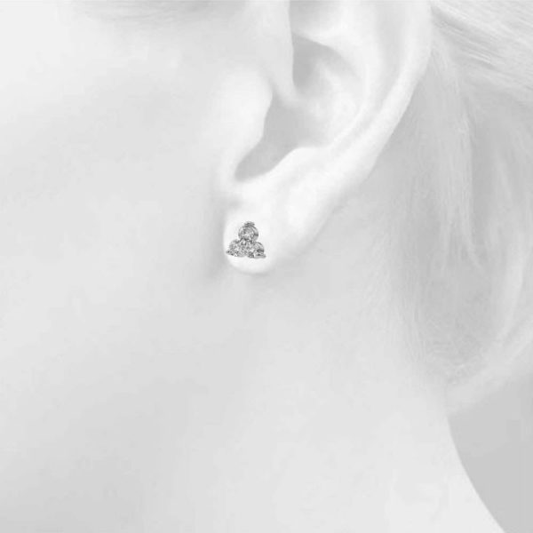 14K White Gold  Earrings