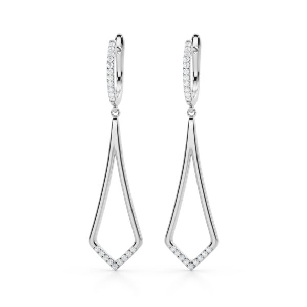 14K White Gold  Earrings