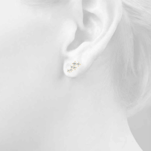 14K White Gold  Earrings