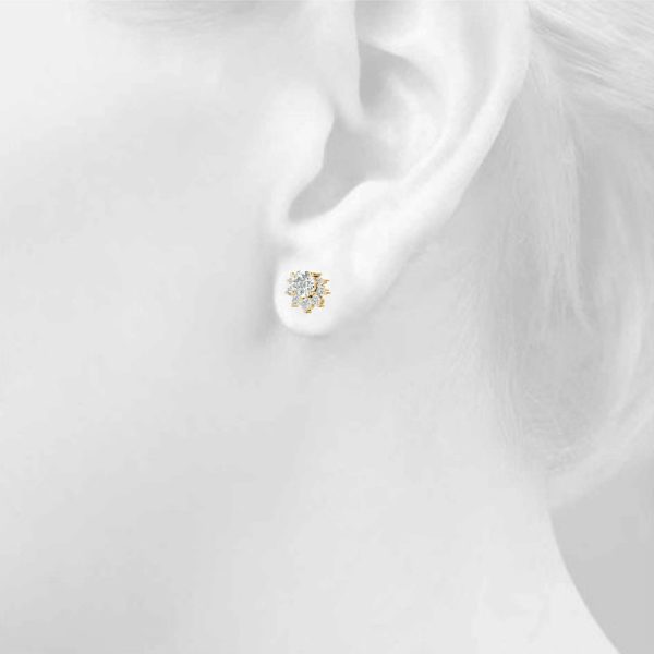 14K Yellow Gold  Earrings